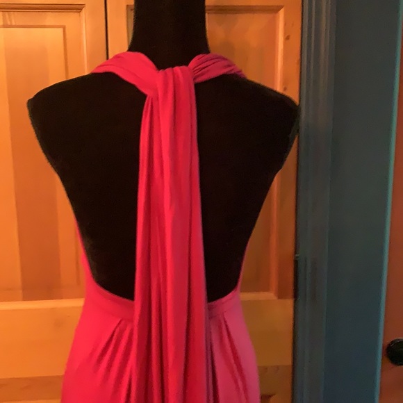 NWT Tart fuschia maxi halter dress - Picture 9 of 12